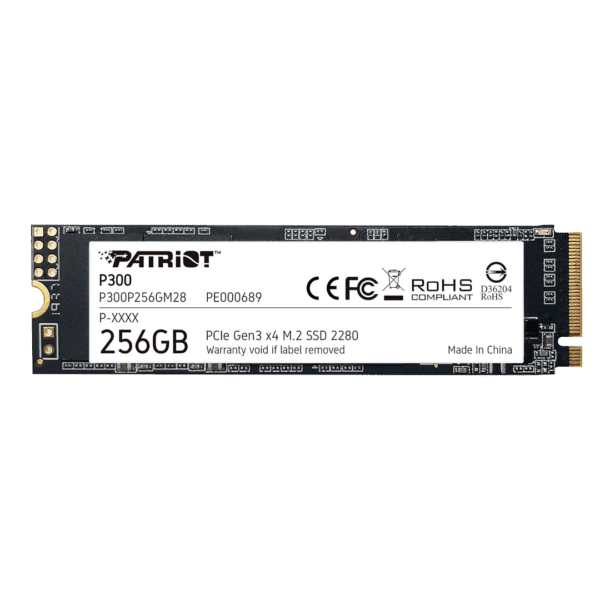 Disco Solido M.2 Patriot P300 256Gb Pcie Nvme Gen 3 - Image 2