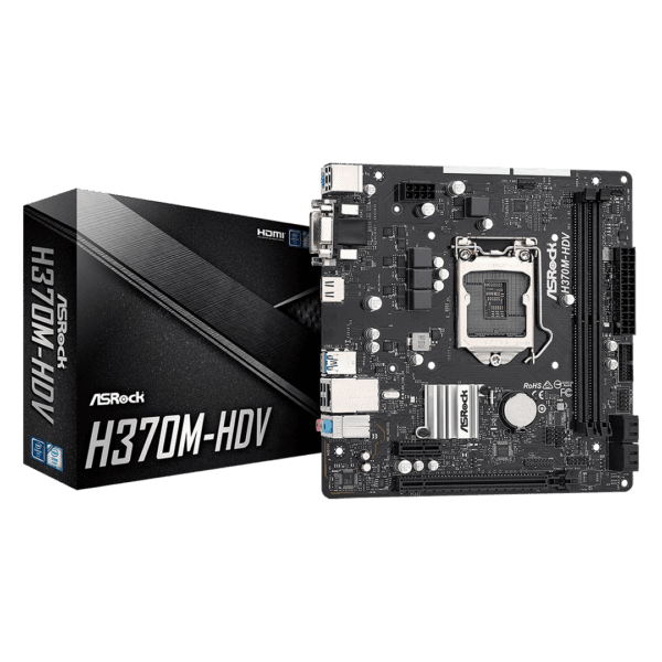 Tarjeta Madre Intel Asrock H370M-Hdv Ddr4  Intel® H370