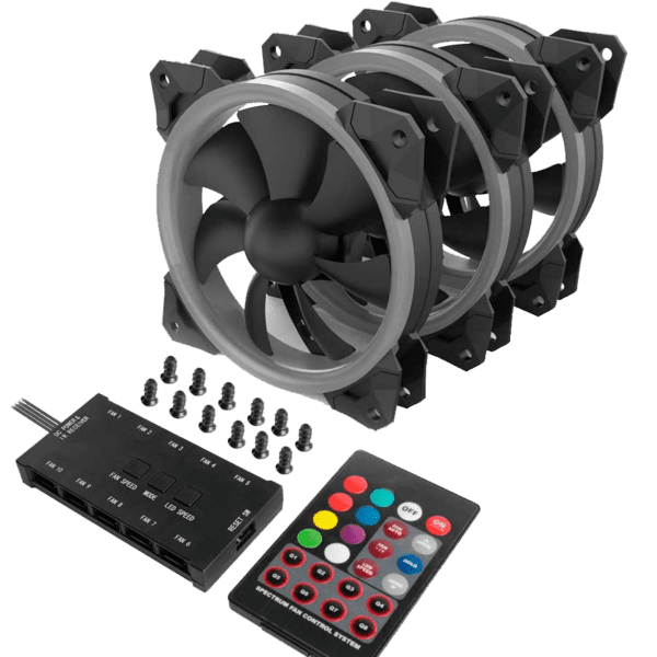 Ventilador Redragon Gc-F008 Rgb 120 Mm + Control - Image 4
