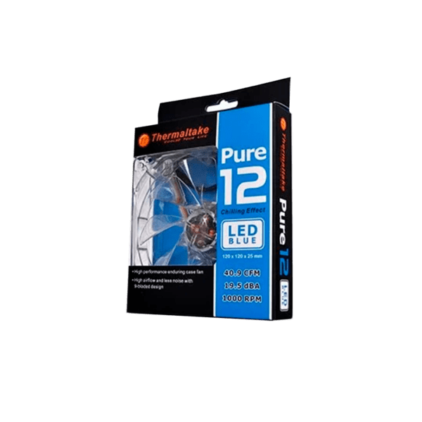 Ventilador Thermaltake  Pure 12 Led Blue 120 Mm - Image 3