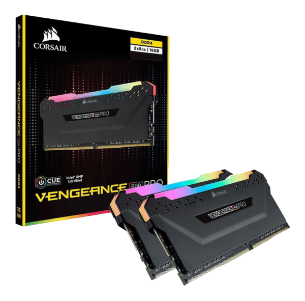 Memoria Ram Corsair Vengeance Rgb Pro 16Gb (2 X 8Gb) Ddr4 3200Mhz Led, Black - Image 2