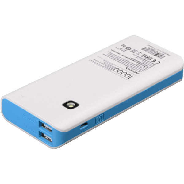 Power Bank Adata Pt100 2Xusb 10.000 Mah 5V Blanco/Azul - Image 3