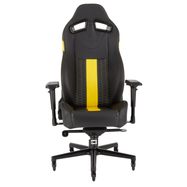 Silla Corsair  T2 Road Warrior Gaming Negro/Amarillo - Image 2