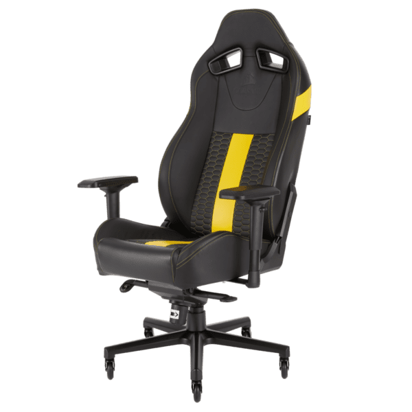 Silla Corsair  T2 Road Warrior Gaming Negro/Amarillo - Image 3