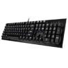 Teclado Azio Mk-Hue-Bk  Negro Mecánico Led Blanca  Switch Outemu Marron