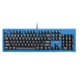 Teclado Azio Mk-Hue-Bu  Azul Mecánico Led Blanca  Switch Outemu Marron
