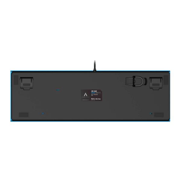 Teclado Azio Mk-Hue-Bu  Azul Mecánico Led Blanca  Switch Outemu Marron - Image 2