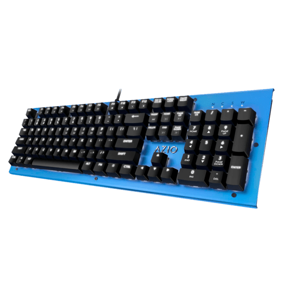 Teclado Azio Mk-Hue-Bu  Azul Mecánico Led Blanca  Switch Outemu Marron - Image 5