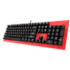 Teclado Azio Mk-Hue-Rd  Rojo Mecánico Led Blanca  Switch Outemu Marron - Image 2