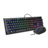 Teclado Cool Master Combo Masterset Ms120 Rgb Mecánico Ingles