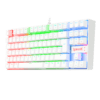 Teclado Redragon K552W Kumara Rgb Blanco Mecánico Español Switch Azul