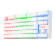 Teclado Redragon K552W Kumara Rgb Blanco Mecánico Español Switch Azul