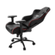 Silla Sharkoon Skiller Sgs4 De Acero Y Cuero Sintetico, Negro/Rojo