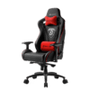 Silla Sharkoon Skiller Sgs4 De Acero Y Cuero Sintetico, Negro/Rojo - Image 2