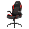 Silla Sharkoon Elbrus 1 Cubierta De Tela, Negro/Rojo