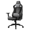Silla Sharkoon Elbrus 2 De Acero Y Cuero Sintetico, Negro/Gris