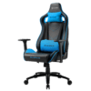 Silla Sharkoon Elbrus 2 De Acero Y Cuero Sintetico, Negro/Azul