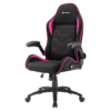 Silla Sharkoon Elbrus 1 Cubierta De Tela, Negro/Rosado