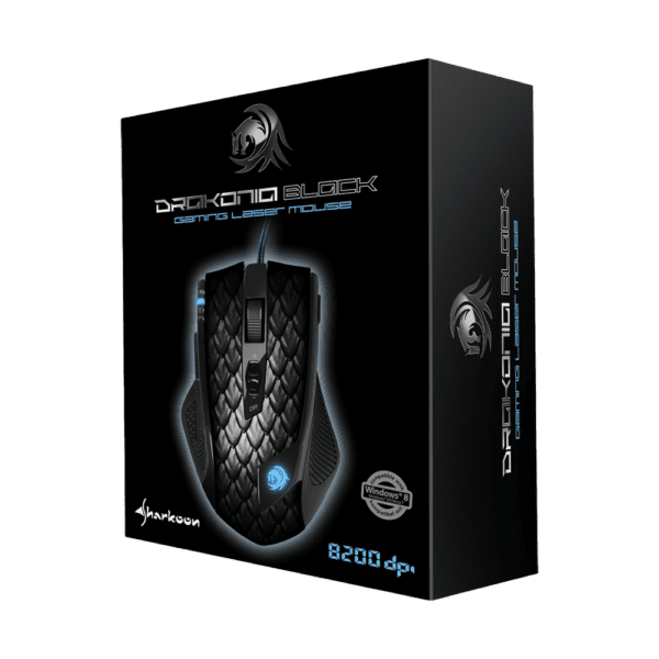 Mouse Sharkoon Drakonia Negro Gaming  8.200 Dpi - Image 3
