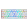 Teclado Redragon K530W Draconic Rgb  Blanco Mecánico Switch Marrón