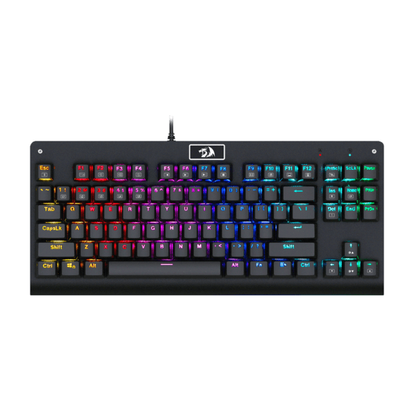 Teclado Redragon K568  Dark Avenger Rgb Mecánico Español Switch Rojo