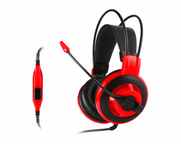Audifono Msi Ds501 Gaming Negro/Rojo - Image 4