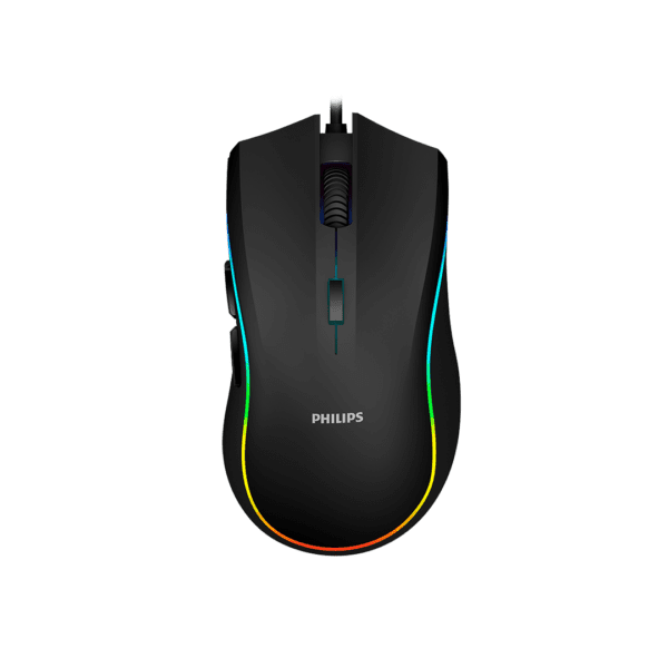 Mouse Philips G403 Momentum Gaming  Cableado Usb 6.400 Dpi
