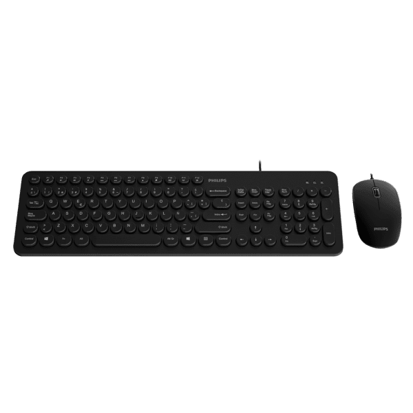Combo Philips Spt6334 C334 Cableado Usb Mouse + Teclado - Image 2