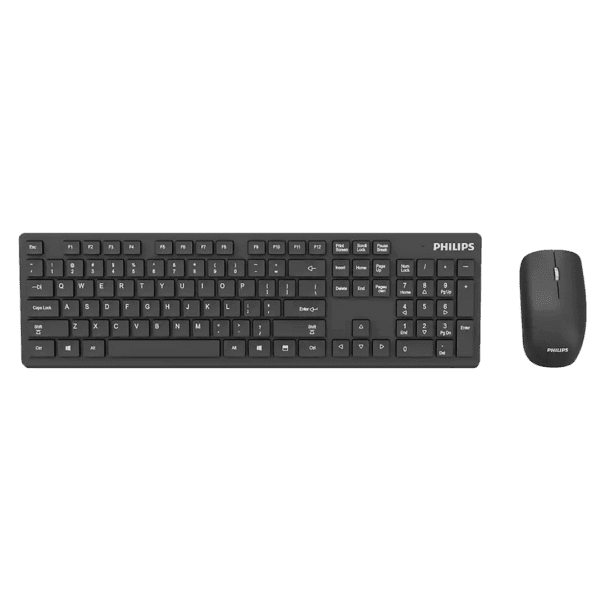 Combo Philips Spt6602B C602 Inalámbrico Mouse + Teclado