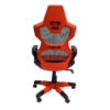 Silla E-Blue  Fiber Plastic & Mesh Gaming Roja