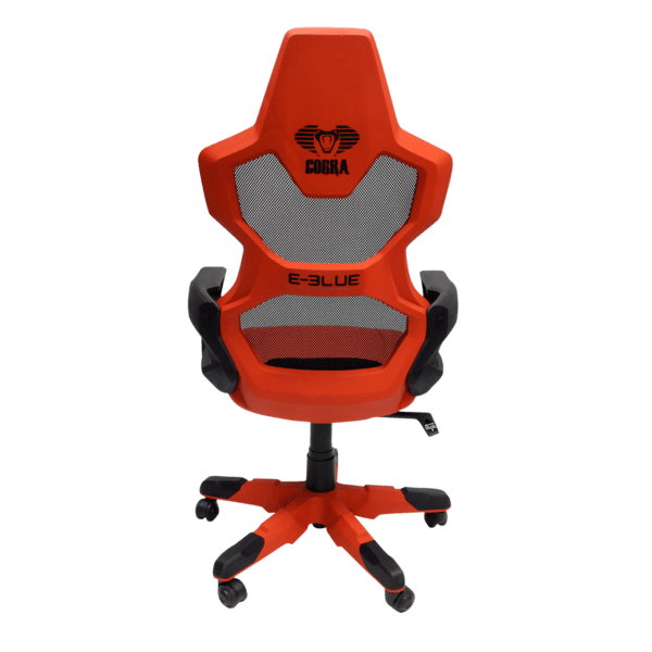 Silla E-Blue  Fiber Plastic & Mesh Gaming Roja