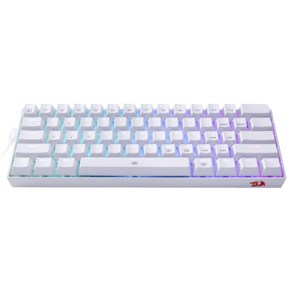 Teclado Redragon K630W Dragonborn Blanco Rgb Mecánico Switch Marrón - Image 4