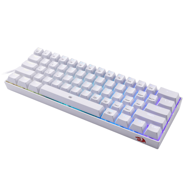 Teclado Redragon K630W Dragonborn Blanco Rgb Mecánico Switch Marrón - Image 5