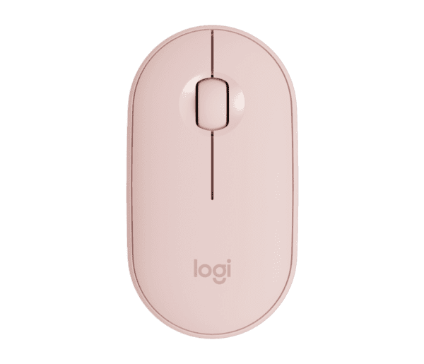 Mouse Logitech  M350 Pebble Inalámbrico Rosado 10.000 Dpi