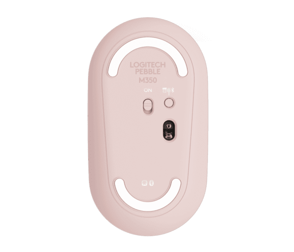 Mouse Logitech  M350 Pebble Inalámbrico Rosado 10.000 Dpi - Image 2