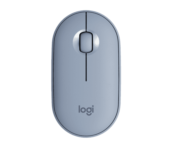 Mouse Logitech  M350 Pebble Inalámbrico Azul 10.000 Dpi