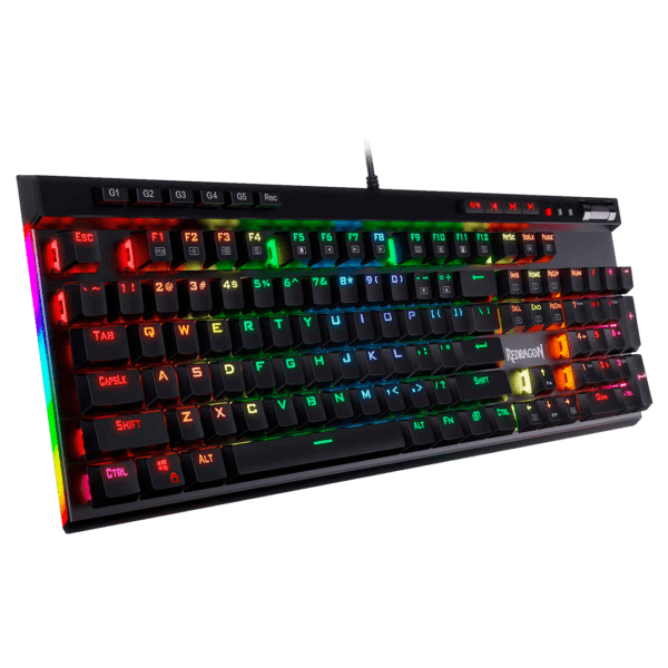 Teclado Redragon K580  Vata Pro Rgb Mecánico Usb Español Switch Marrón