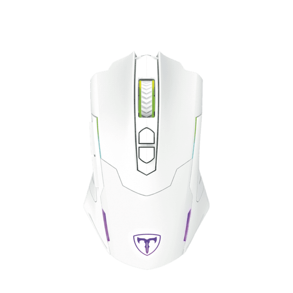 Mouse T-Dagger  Beifadier Blanco Rgb Cableado Usb 7.200 Dpi