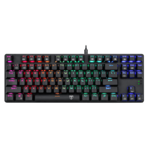 Teclado T-Dagger Bora Rgb Mecánico Usb Español Switch Rojo