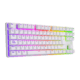 Teclado T-Dagger Bora Rgb  Blanco Mecánico Usb Español Switch Azul
