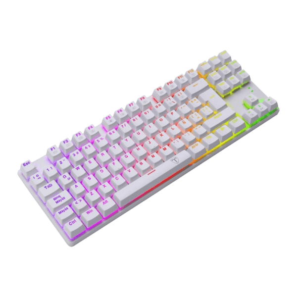 Teclado T-Dagger Bora Rgb  Blanco Mecánico Usb Español Switch Azul - Image 2