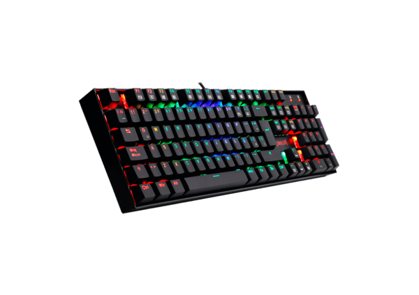 Teclado Redragon K552 Kumara Mecánico Rgb Negro Español Switch Azul