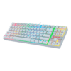 Teclado Redragon K552W Kumara Blanco Mecánico Rgb Ingles Switch Azul - Image 2