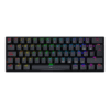 Teclado Redragon K630 Dragonborn Negro Mecánico Led Roja  Switch Café