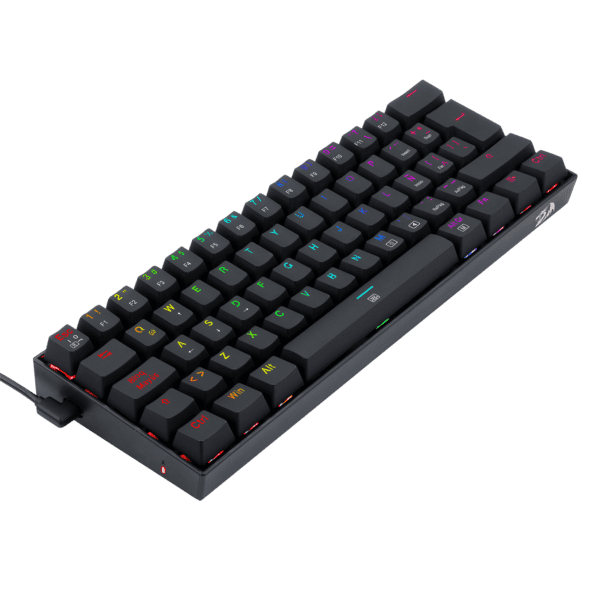 Teclado Redragon K630 Dragonborn Negro Mecánico Led Roja  Switch Café - Image 4
