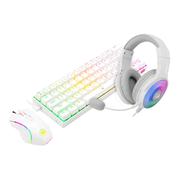 Combo Redragon S129W 3 En 1 Blanco - Image 4
