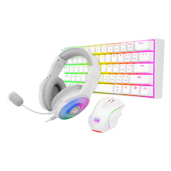 Combo Redragon S129W 3 En 1 Blanco - Image 5