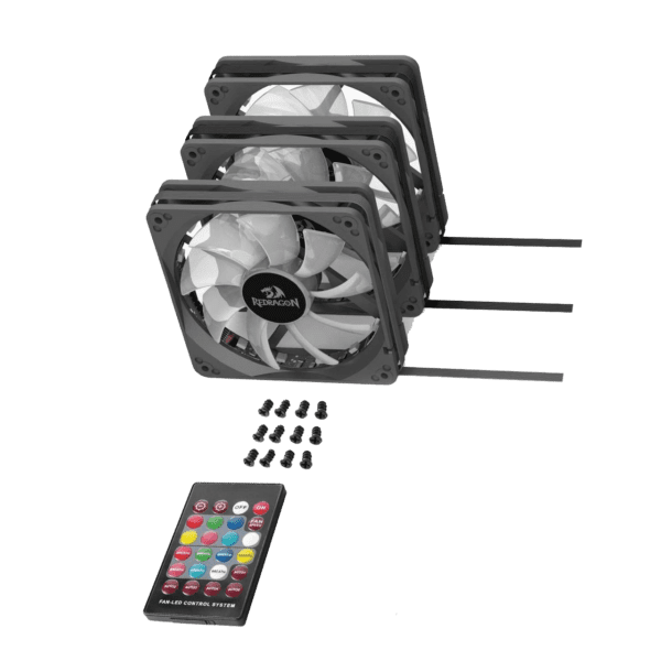 Ventilador Redragon Gc-F006 Rgb 120 Mm + Control - Image 3