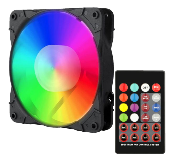 Ventilador Redragon Gc-F007 Rgb 120 Mm + Control - Image 4