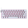 Teclado Redragon K630W Dragonborn Rgb Blanco Mecánico Switch Rojo